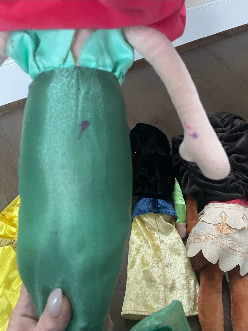 Disney Princess Plush Doll Bundle (4) Moana, Arielle, Belle, Mulan. - Picture 7 of 7